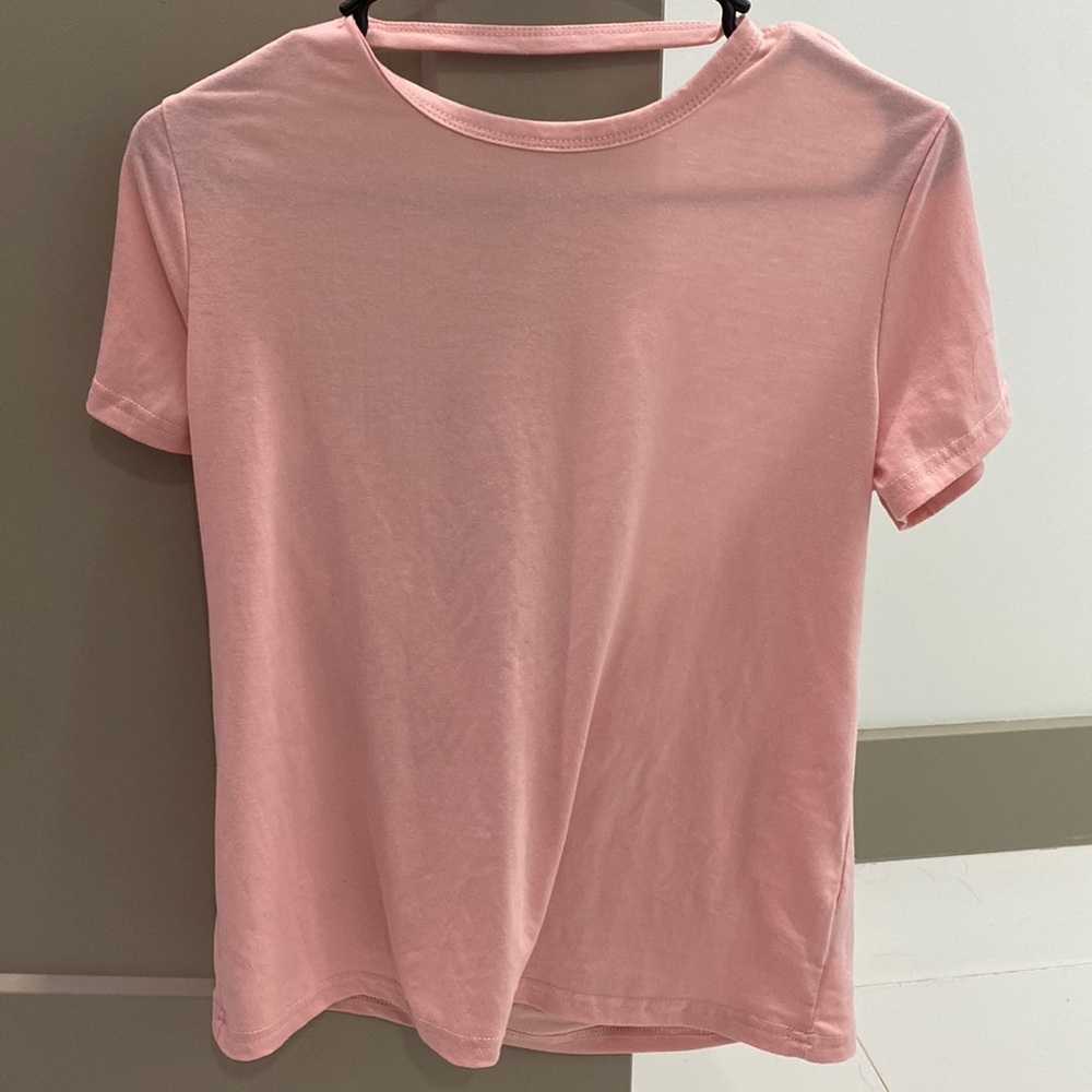 Open back tee